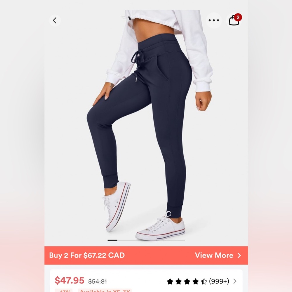 Halara drawstring pants sz lg